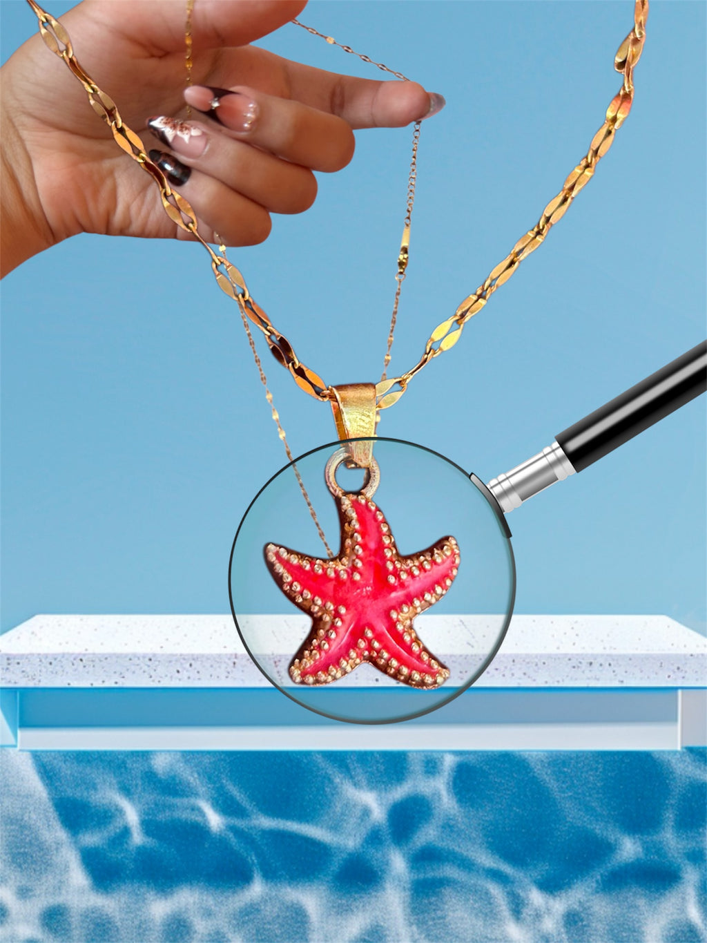 Collar Chapado en oro 18K Ariel