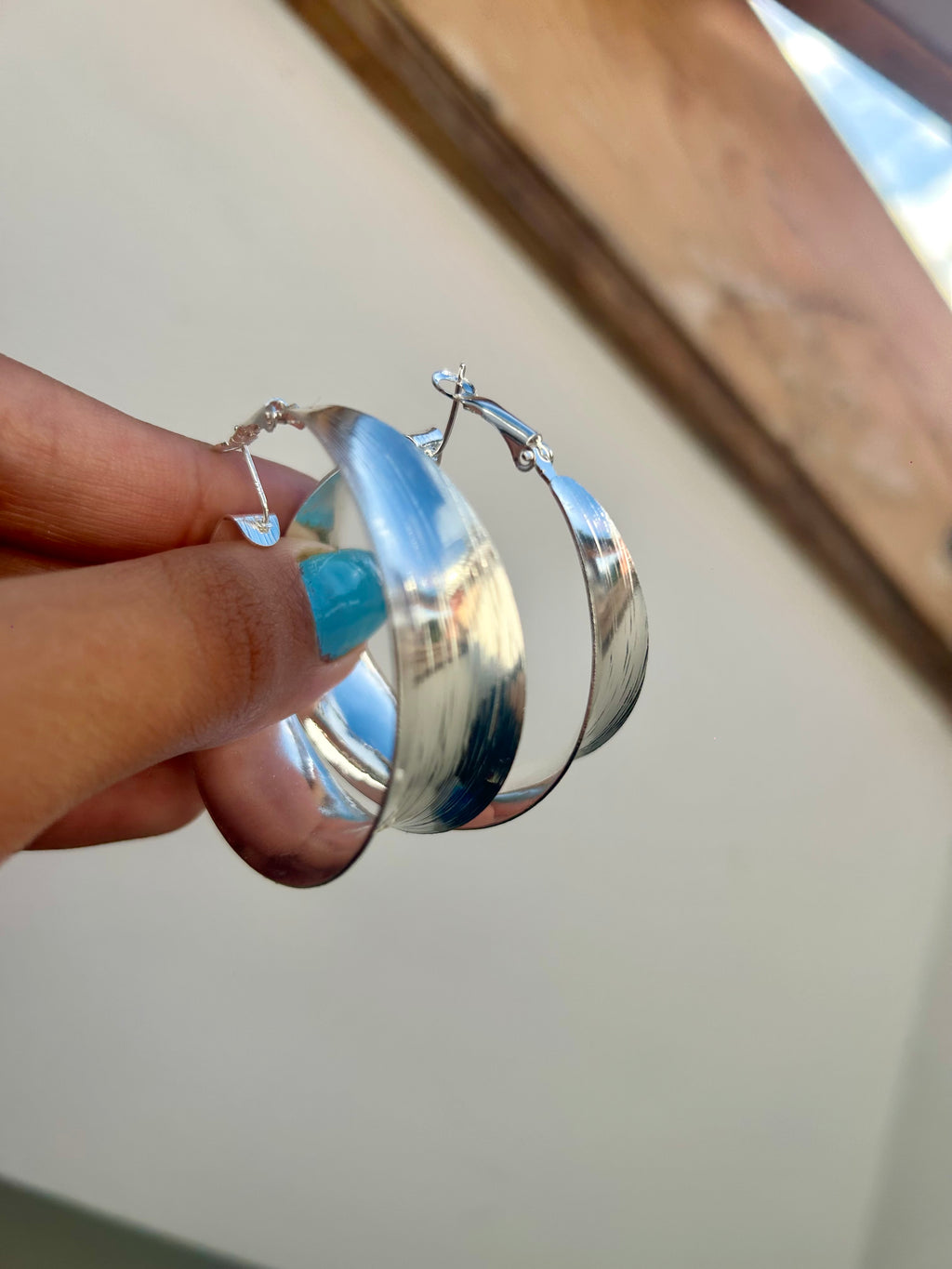 Pendientes Aura Plateado