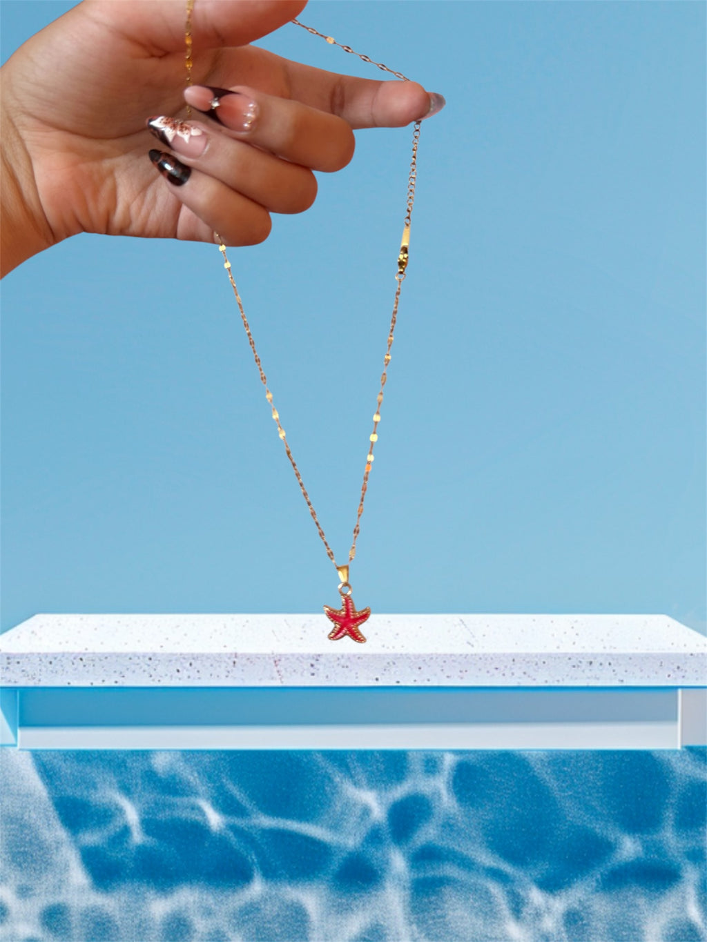 Collar Chapado en oro 18K Ariel