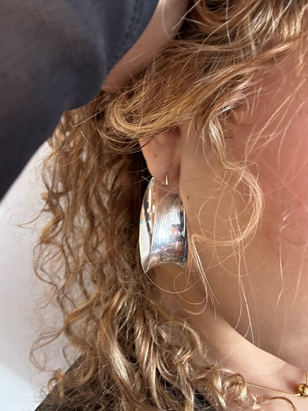 Pendientes Aura Plateado