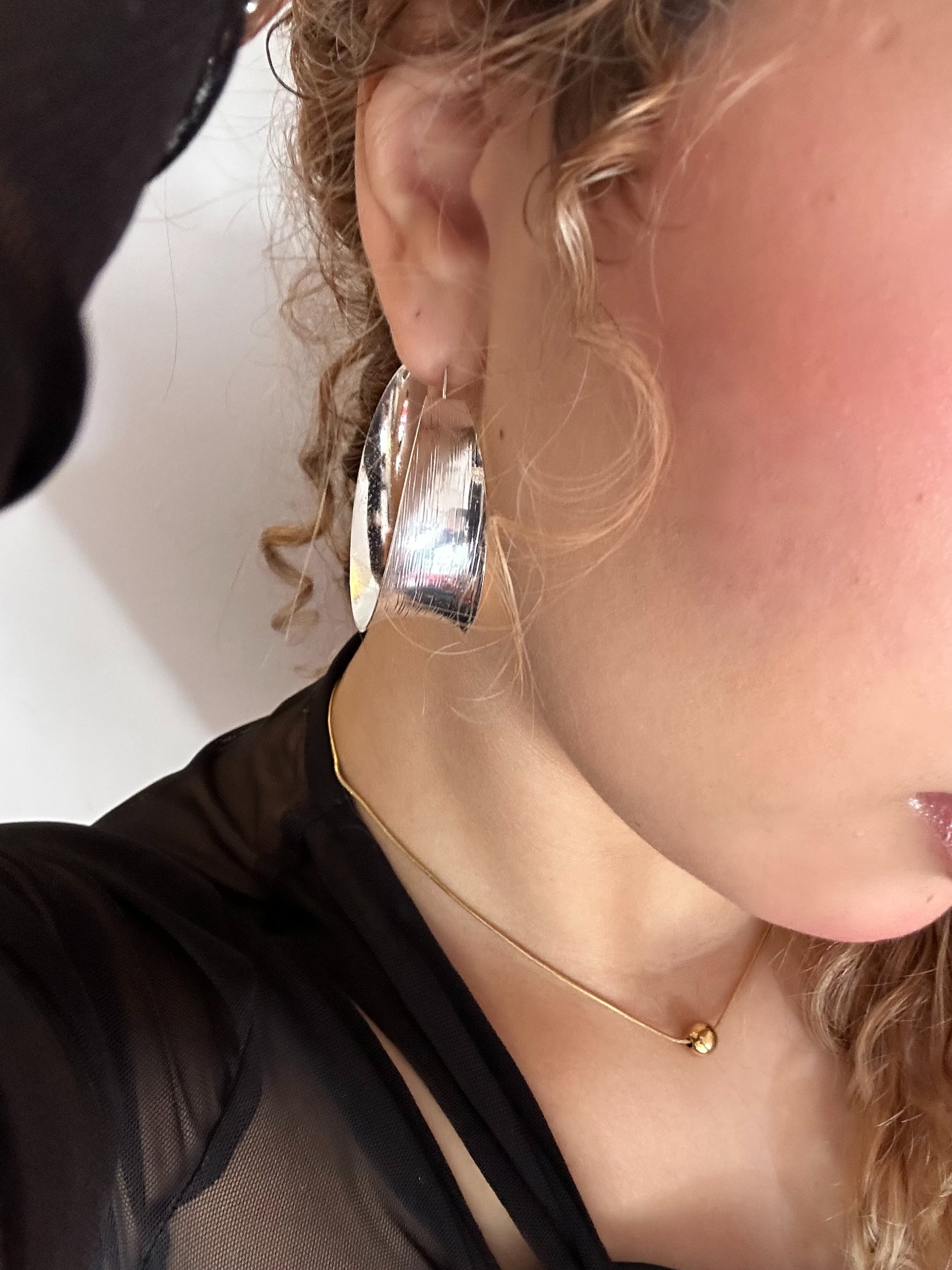 Pendientes Aura Plateado