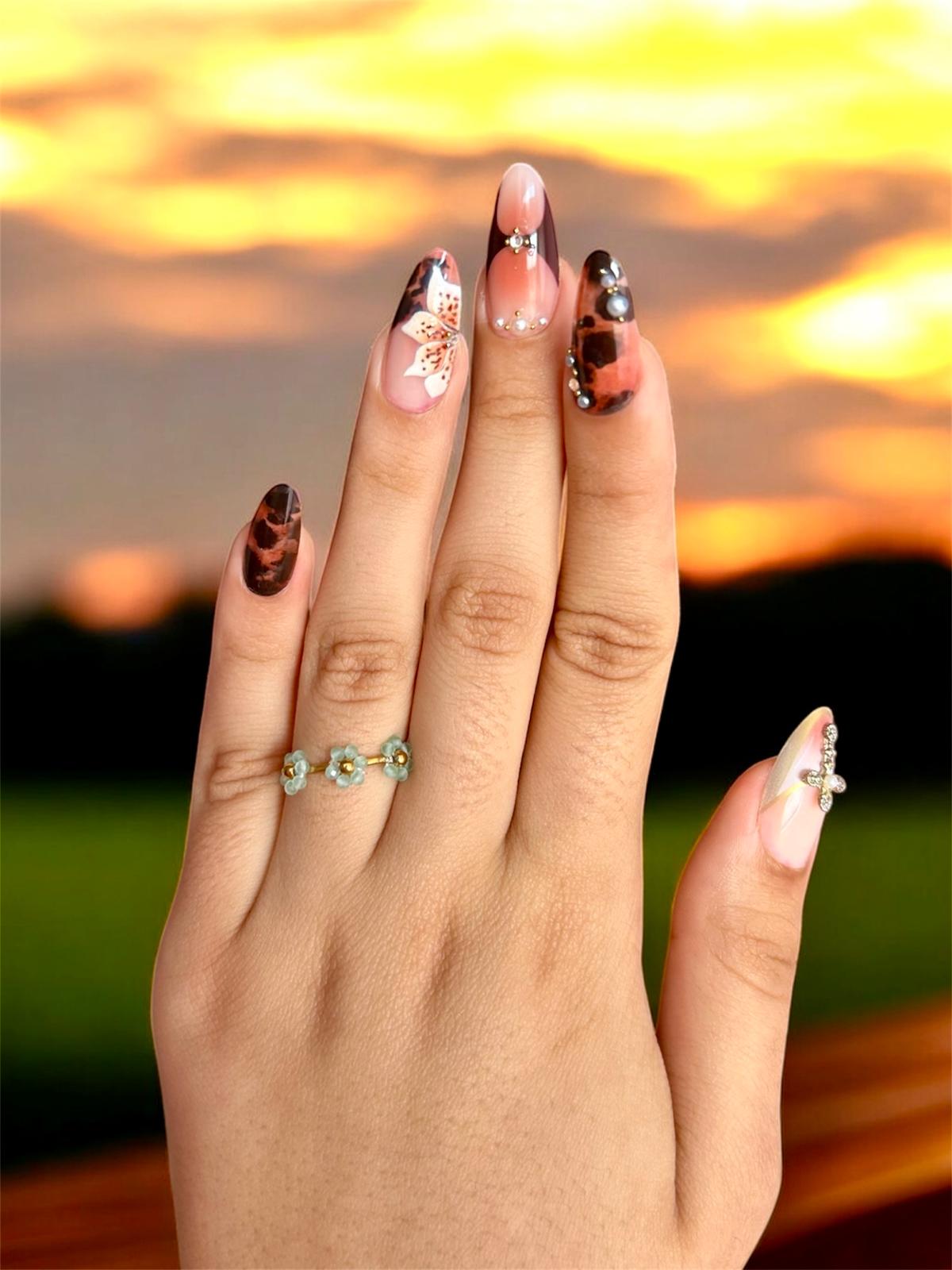 Anillo Las Flores del Pólen Dorado