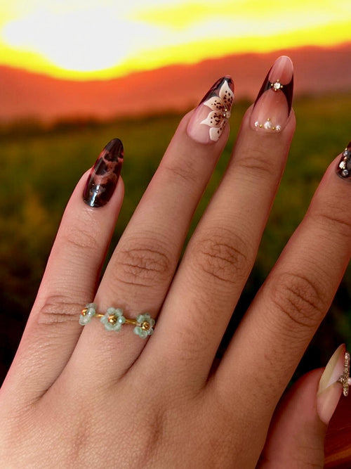 Anillo Las Flores del Pólen Dorado